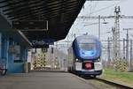 844 019-0 erreichte vor kurzem demn Bahnhof Cheb und hat dort einige Minuten Wendezeit ehe es wieder auf die Strecke geht.