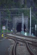 Der Tunnel am nördlichen Ende von Decin. 16.08.2014 19:41 Uhr.