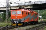 363019 ist am 28.6.2007 mit einem Zug aus Richtung Brno in Kutna Hora angekommen und setzt hier in der nordwestlichen Bahnhofseite um.