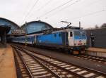 CD 362 077-0 mit schnellzug auf dem Hauptbahnhof Prag am 27. 11. 2012