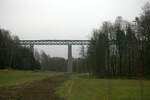 das Viadukt bei Mikulášovice , Srecke Rumburk - Sebnitz. 12.11.2021 11:48 Uhr.