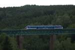 Das Viadukt von Dolina wird gerade von einen Regioshark überquert.22.06.2014 15:34 Uhr.