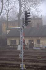 Kein Form - ,aber ein für Tschechien typisches Lichtsignal in Rumburk.