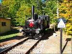 310 127 im Eisenbahnmuseum Lužná u Rakovníka am 10.10.2021.