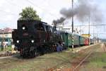 CSD 433 001 (CZ-CD 90 54 3 991 007-6) am 21.Juli 2018 mit dem Os 20016 (Hanusovice - Ceska Trebova) im Bahnhof Letohrad.