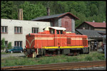 Der alte BW Bereich im Bahnhof Tanvald ist heute ein Freilichtmuseum für die ehemaligen Fahrzeuge der Zahnrad Bahn.