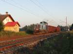 731 013-9 zu sehen am 01.07.15 im Sonnenaufgang in Chotikov.