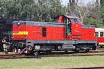 SK-ZSR 735 254-4,  historisch angeschrieben als CSD T466 0254, am 17.Juni 2018 beim  RENDEZ 2018  im ZSR Eisenbahnmuseum in Bratislava východ.