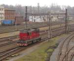 CD T466 2201 am 04.03.2014 whrend einer Rangierfahrt in Cheb.