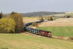 742 284 + 742 206 mit Autozug am 24.04.2015 bei Chotimer