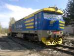 AŽD 749 039-4 am 22.4.2015 in Kladno Lok-Werkstatt KDS.