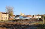 750 708-0 mit dem R 1228 zu sehen am 28.10.19 in Kladno.