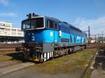 CD Cargo 753 754-1 auf Hbf. Kralupy nad Vltavou am 8. 3. 2015.