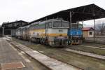 753 301 (links), 753 760 (rechts) und 753 229 (hinten) am 13.02.2011 in Liberec