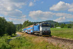 750 705 mit einem Os am 01.07.2015 bei Horni Plana. 