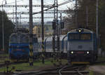 750 711-4 mit dem Schnellzug  R668 Rožmberk aus Brno hln.