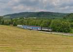 754 039 mit einem Os am 01.07.2015 bei Horice na Sumave.