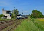 754 029 mit Os 7412 am 18.05.2015 bei Blizejov.