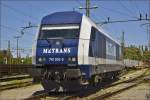 METRANS 761 002 rangiert auf Pragersko Bahnhof. /20.5.2014