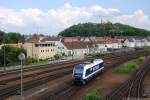 761 007 (92 54 2761 007-4 CZ-MT) als Rangierfahrt in Schwandorf am 09.06.2013