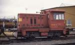 Depot Ceska Lipa 7.10.1992: Diesel Rangier Kleinlok 703044 noch mit CSD Bezeichnung.