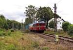 M 131.1515 fuhr am 29.08.20 eine Sonderfahrt von Cheb über Tršnice und Aš nach Hranice v Čechách.