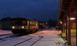 810 041-4 mit dem Os 17221 zu sehen am 05.02.18 in Aš město.