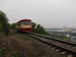 Praha vahov, 18.09.2011, 810-334-3 als ein Zug der Linie S65