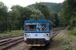 Am 17.08.2013 war 810 341 im Einsatz auf der Strecke von Krázný Jez nach Horní Slavkov-Kounice, auf der Aufn.