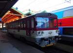 KŽC Doprava  810 656-9 als S34 Richtung Čakovice in Praha Masarykovo am 10.2.2014.