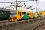 CD 814 085-7/914 085-6 am 21.Juli 2018 im Bahnhof Letohrad.