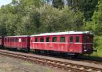 ČSD M131.1238 mit Beiwagen (Baujahr: 1950 Tatra)in Bahnhof Luzná u Rakovníka am 18.7. 2910. Eigner HERKULES KHKD s.r.o. 