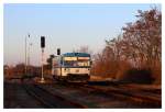 809 342-9 am Os 9709 nach Kralupy nad Vltavou unterwegs bei der einfahrt Vrbno nad Lesy 24.02.2014