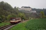 810 500 als Os 9205 von Čerčany nach Světlá nad Sázavou am 28.04.2013 bei Český Šternberk