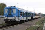 842 001-0 am 27.September 2014 als Os 4508 (Breclav - Znojmo) im Bf. Bori Les.