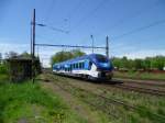 844 001-8 hier am 15.05.13 bei der Einfahrt in Kynperk nad Ohř zusehen.