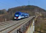 844 004 als Os nach Mariánské Lázně am 29.03.2014 bei  Královské Poříčí.