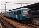 ARRIVA 845 120-5 im Bahnhof České Budějovice am 31.