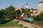 122 024 mit Gterzug in Litomerice (24.07.2012)