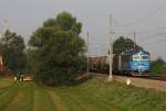 Bei Lotha war am 23.8.2013 CD 122007 mit einem Güterzug Rtg.