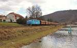 122 021-9 zu sehen am 02.03.17 in Ústí nad Labem Střekov.