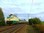 150 224 mit Schnellzug 704 GALAN kommt nach Pardubice 2.10.08