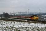 151 014-8 Ex 121  Koičan  Praha hl.n. – Koice. Dlouh Třebov - Odb. Parnk (26.11.2008)