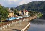 162 019 mit R 784 zusehen am 18.07.20 in Ústí nad Labem-Střekov.