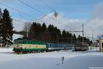 163 234-8 mit den Os 6282 Międzylesie (PL) - Ústí nad Orlicí unterwegs in Bf Lichkov, 14.01.2018