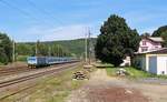 362 062-2 zu sehen mit R 612 Svatava am 08.08.17 in Kynšperk nad Ohří.