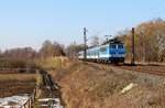 362 071-3 mit dem R 611 Karlex zu sehen am 14.02.18 in Chotikov.