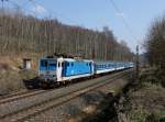 Die 362 113 mit einem R nach Cheb am 29.03.2014 unterwegs bei Kynšperk nad Ohří.