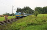 Wegen der Brückenbauarbeiten bei Tršnice, werden alle Züge über Františkovy Lázně umgeleitet.