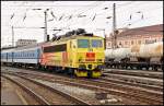 362 127 fährt in den Bahnhof Usti nad Labem zapad ein. Aufgenommen am 11.02.2015